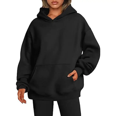 womens hoodies with pockets big black oversized hoodie with pockets for comfort and style.
